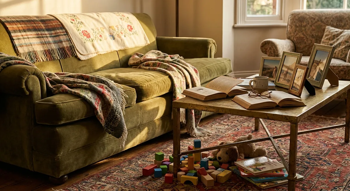 Stories in the Sofa: Shaping a Living Room That Feels Collected, Not Perfect